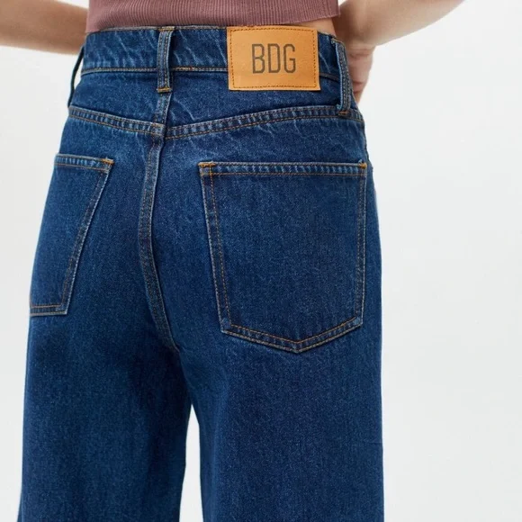 BDG High & Wide Jean - Patchwork Denim NWT Size 25 - Picture 5 of 11